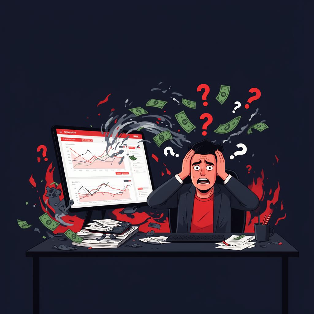 Frustrated Shopify seller overwhelmed by chaotic analytics